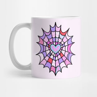 Neo Trad Glitter Web Mug